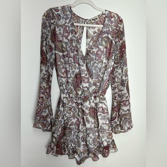 Show Me Your Mumu‎ Floral Paisley Loretta Romper Small - Picture 2 of 7